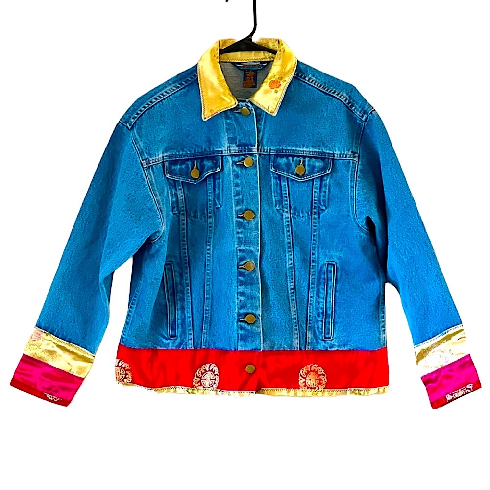 Patchwork Denim Jacket - image 1